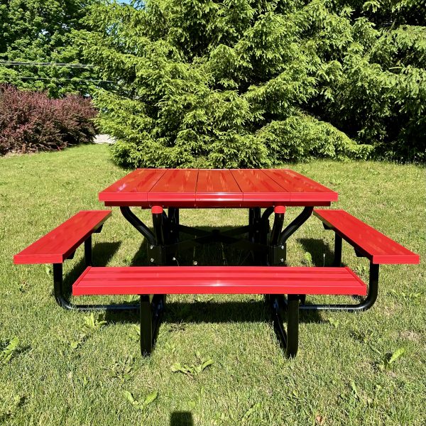 square picnic table